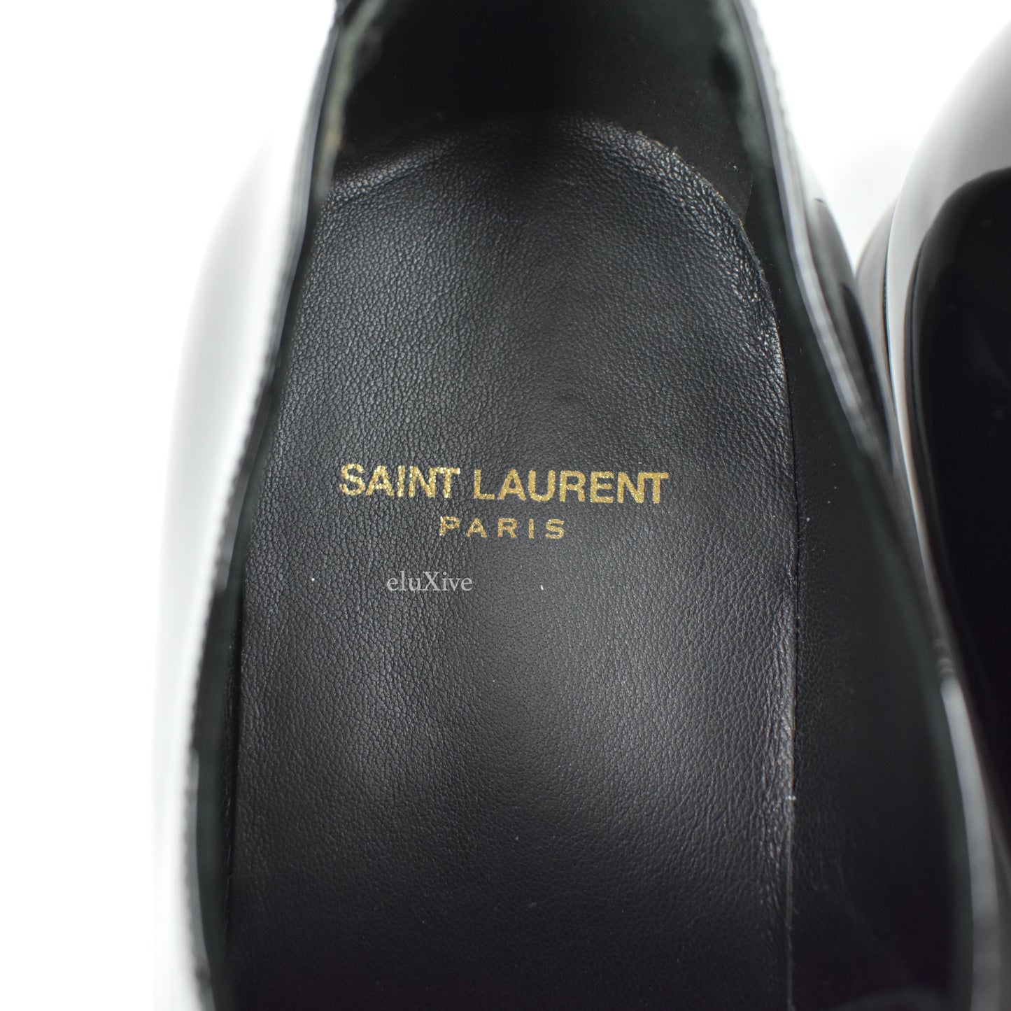 Saint Laurent - Black/White Marceau Patent Leather Spectator Shoes