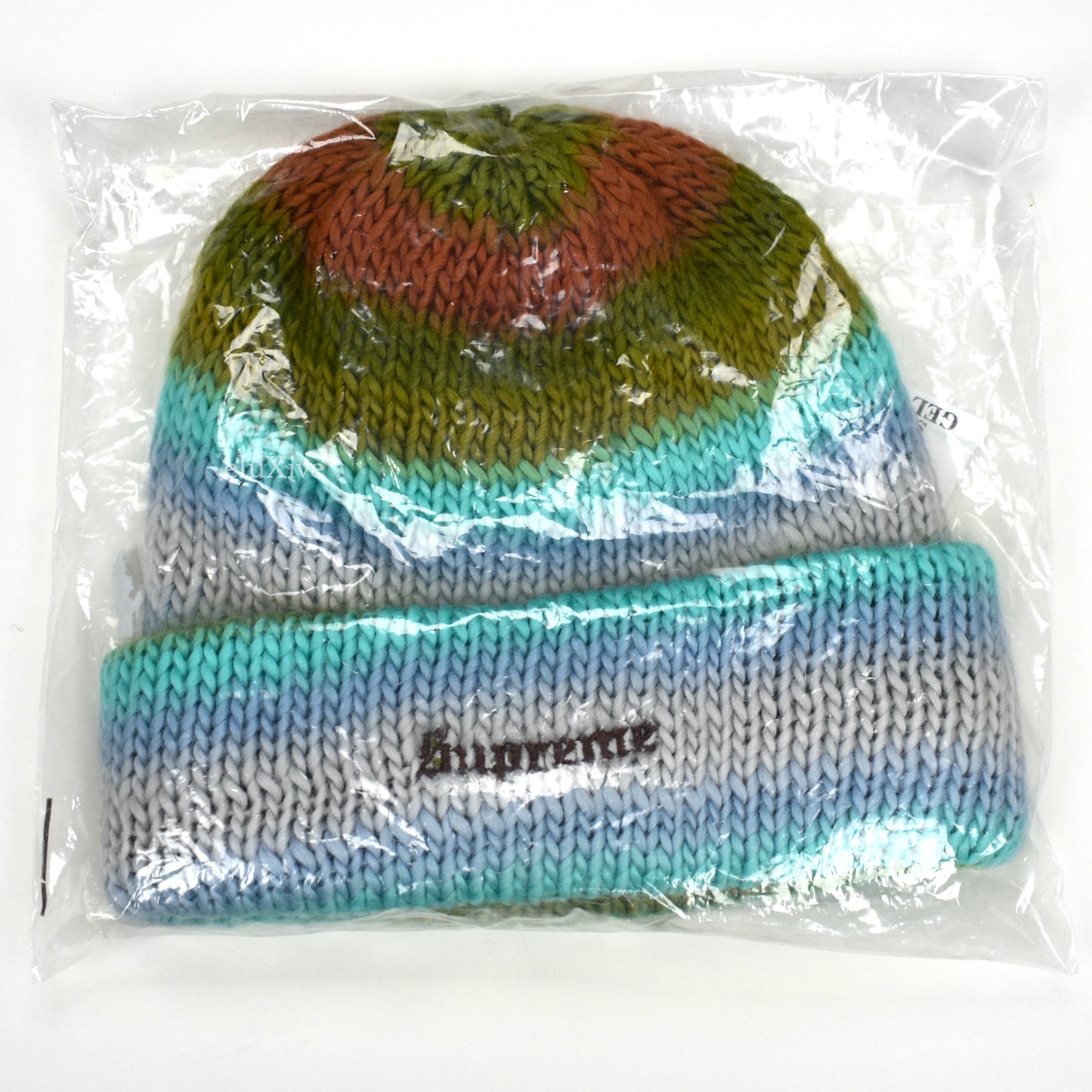 Supreme - Ombre Stripe Soft Knit Beanie (Olive)