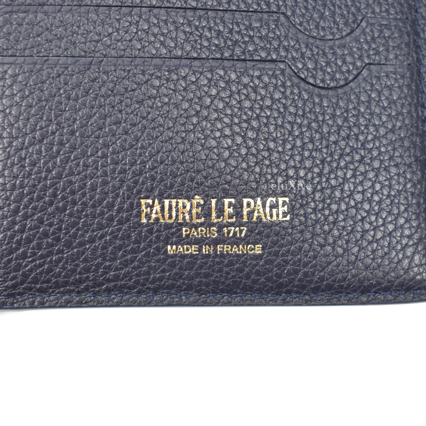 Faure Le Page - Paris Blue / Yellow 6CC Bifold Wallet (2020)