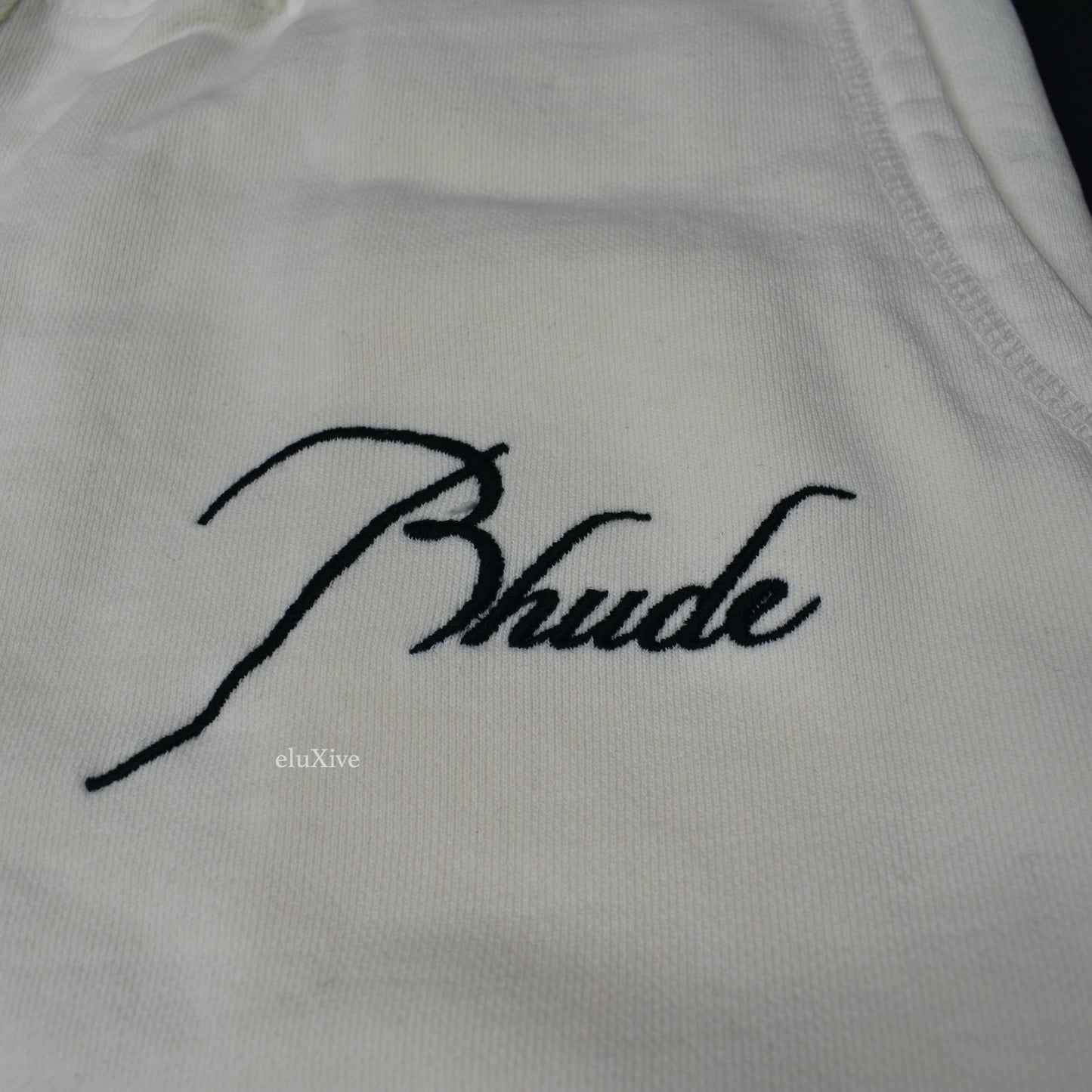 Rhude - Cream White Logo Embroidered Lounge Pants / Sweatpants