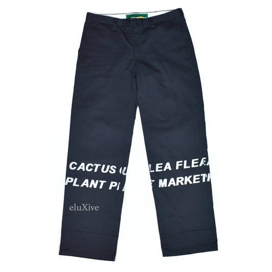 Cactus Plant Flea Market - Navy Hi-Vis Logo Safety Pants