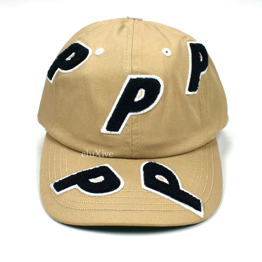 Palace - Chenille Multi P Logo Hat (Tan)