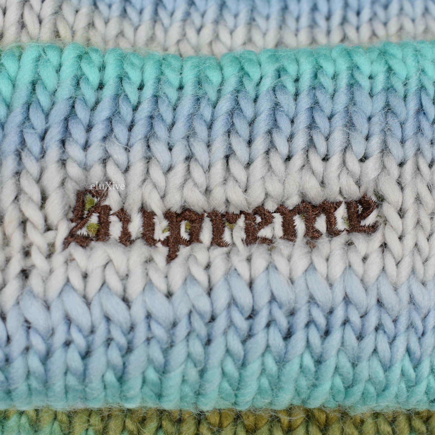 Supreme - Ombre Stripe Soft Knit Beanie (Olive)