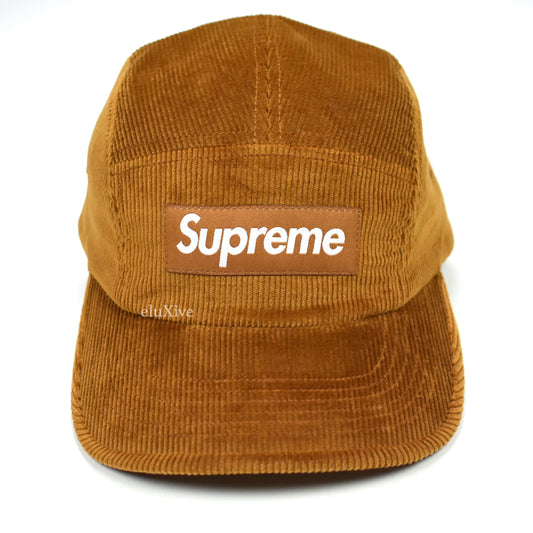 Supreme x Loro Piana - Corduroy Box Logo Hat (Brown)