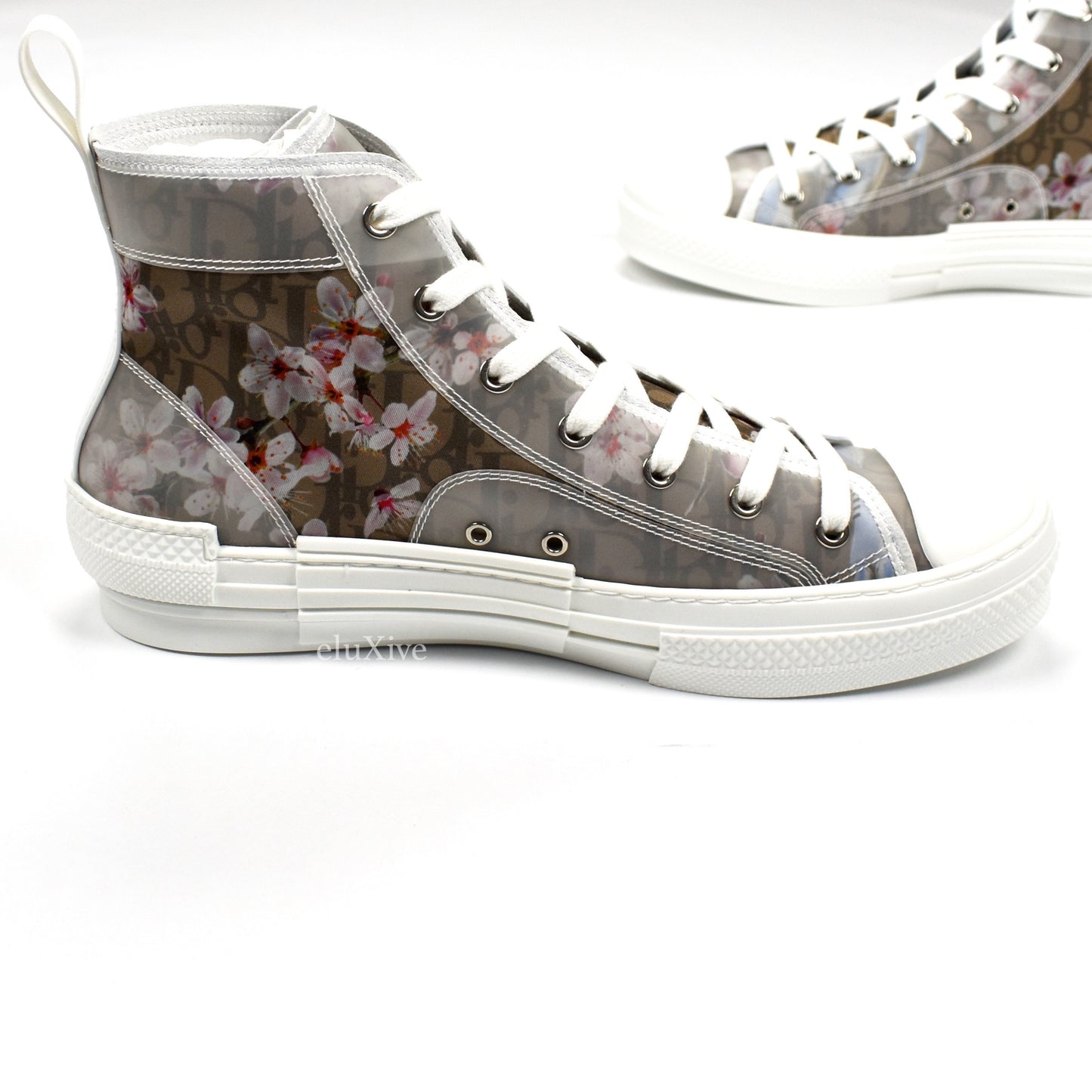 Dior x Sorayama - Dinosaur Print B23 Monogram Sneakers (Brown)