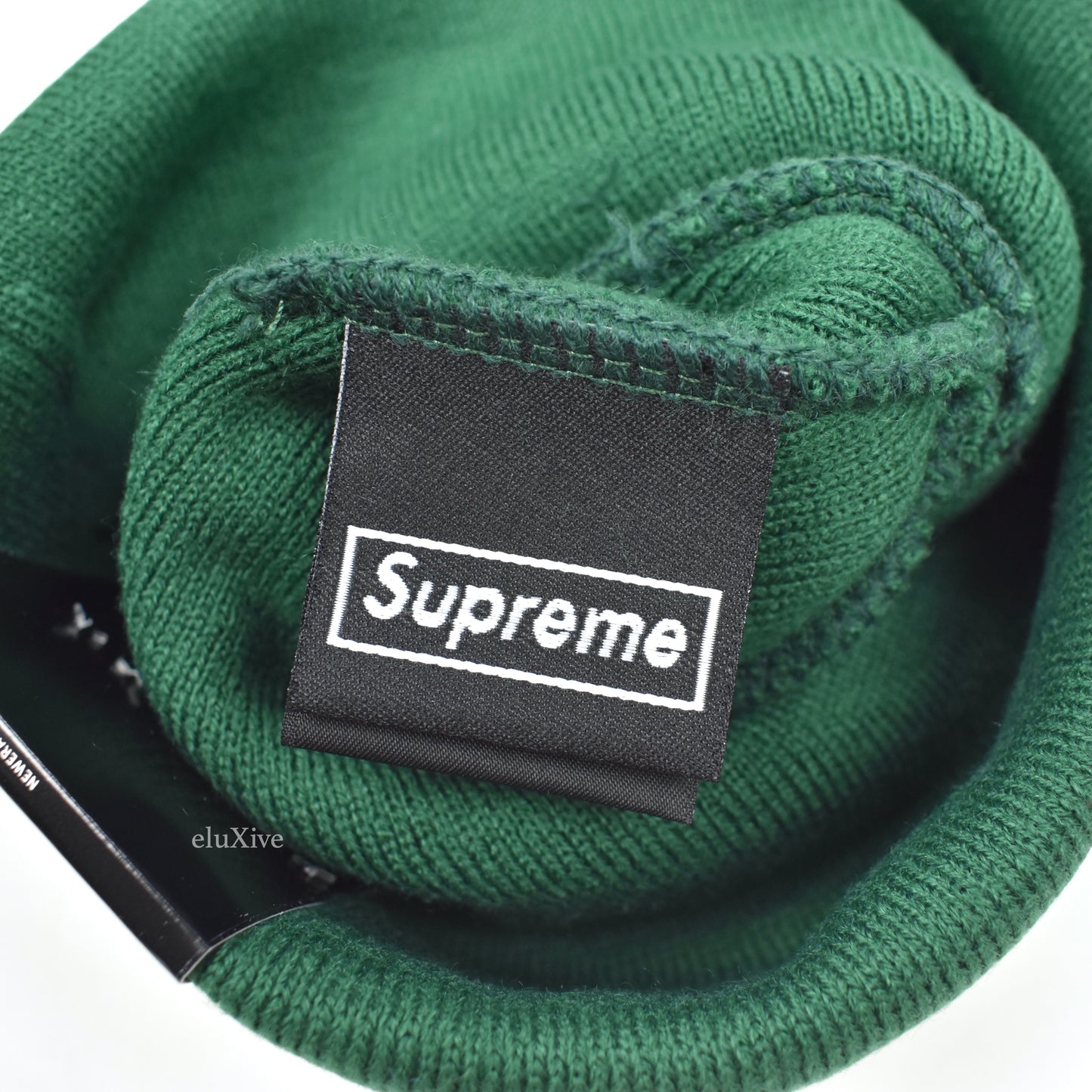 Supreme x New Era - Dark Green Rhinestone Beanie