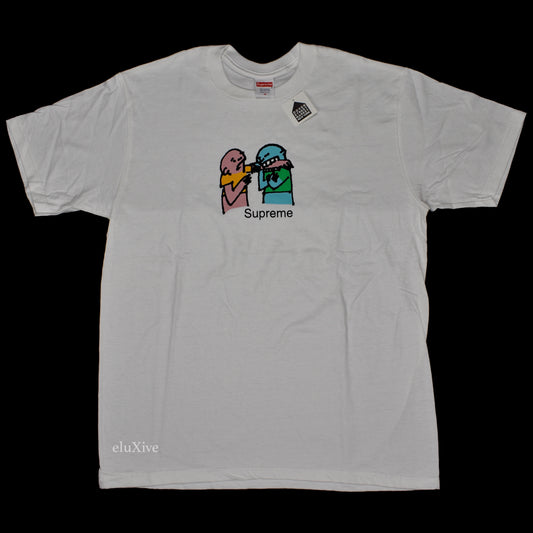 Supreme - Bite Logo T-Shirt (White)