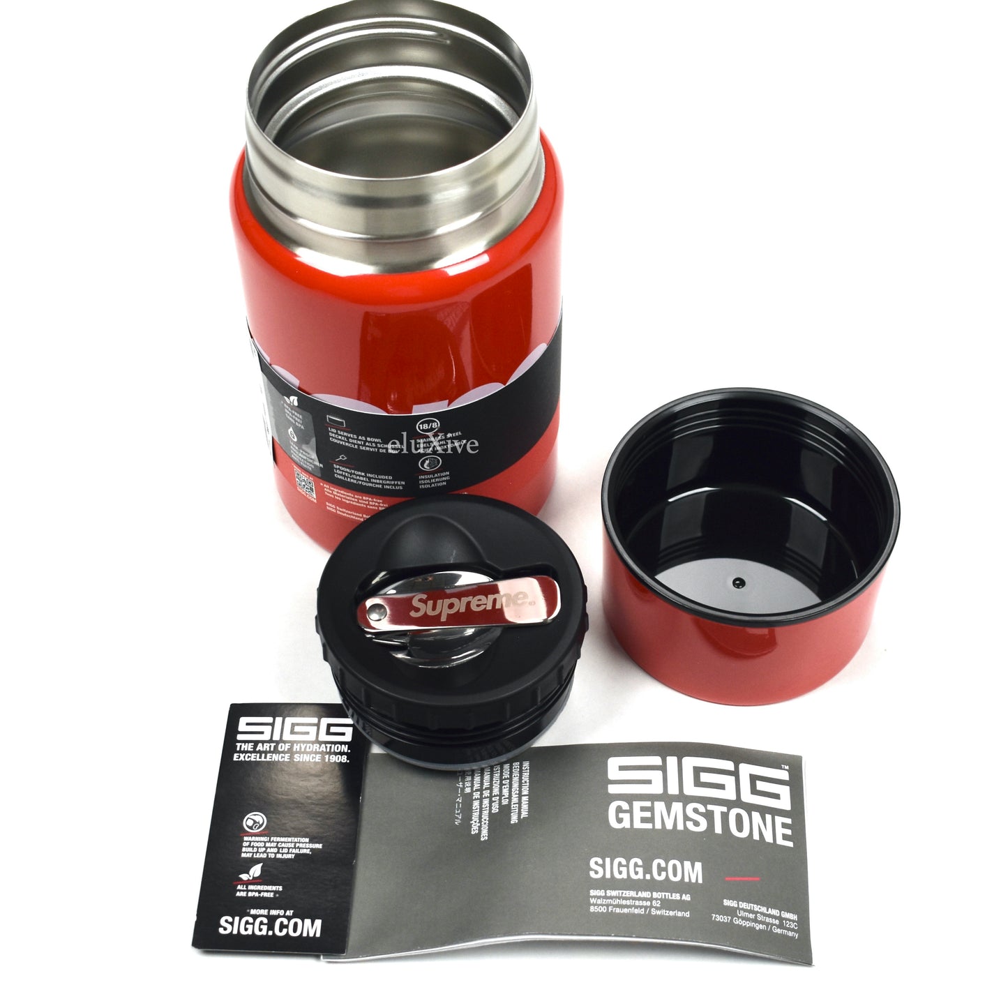 Supreme x Sigg - Red Box Logo Insulated Food Jar
