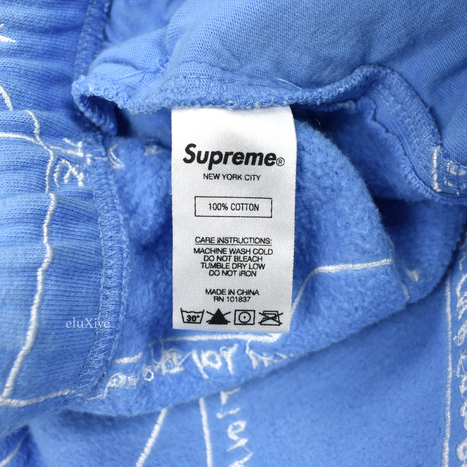 Supreme - Gonz Embroidered Map Sweatshorts (Light Blue) – eluXive