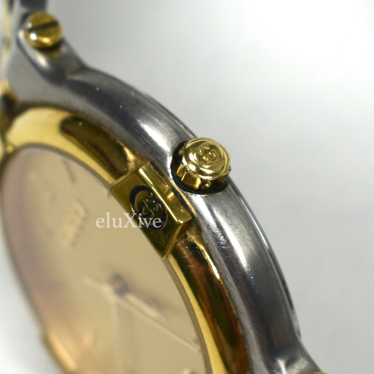 Gucci - 9000M Gold / Steel Champagne Dial Watch
