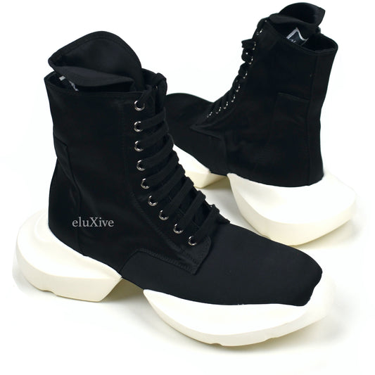 Rick Owens DRKSHDW - Army Sneaker Boot (Black/Milk)