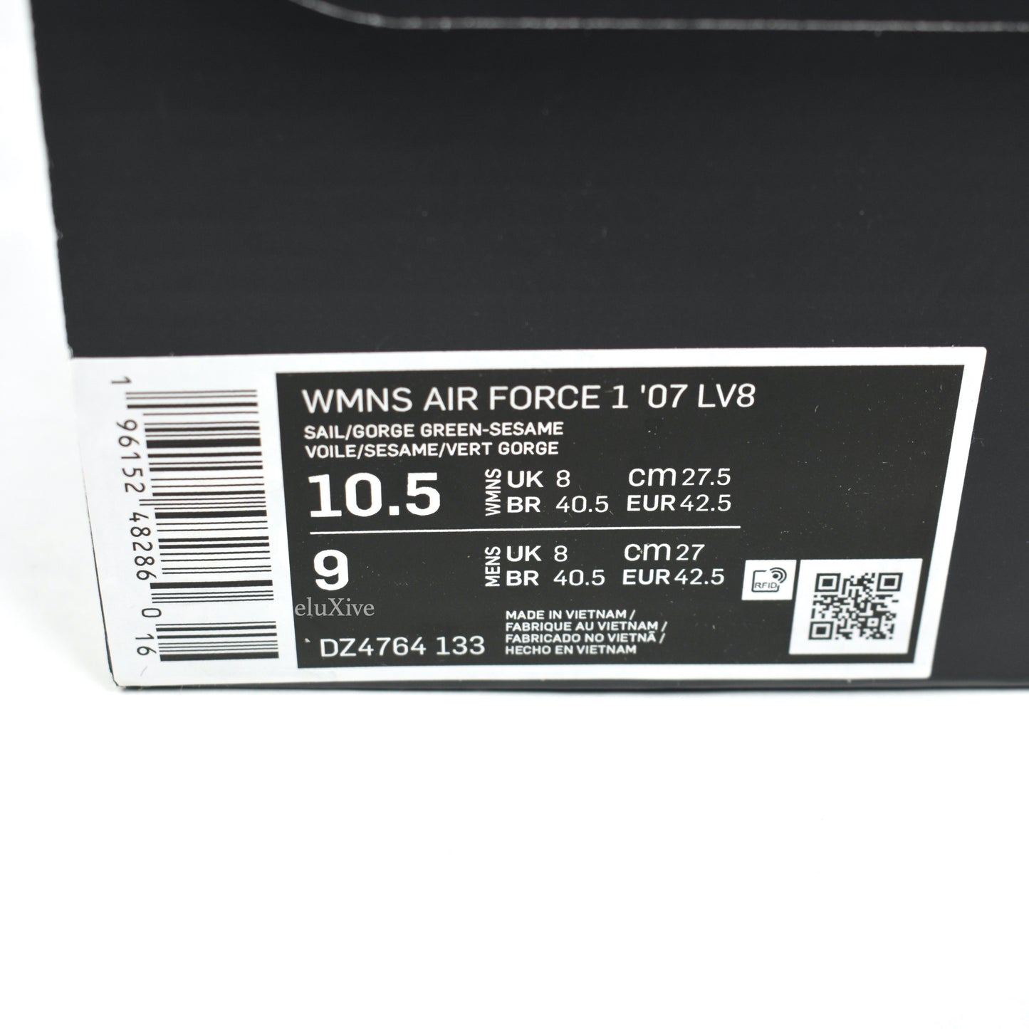 Nike - Air Force 1 '07 LV8 'Vintage 82' (White/Gorge Green)