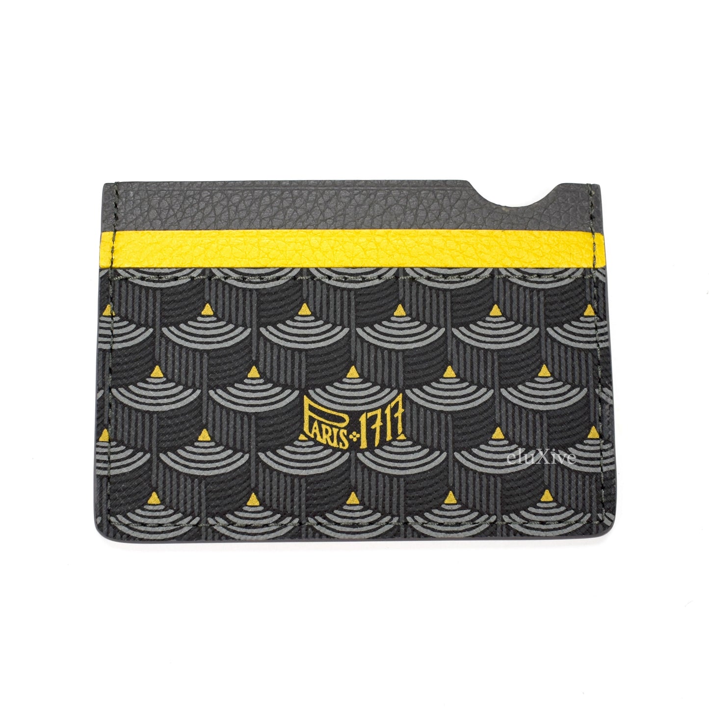 Faure Le Page - Steel Gray / Yellow 4CC Card Holder (2019)