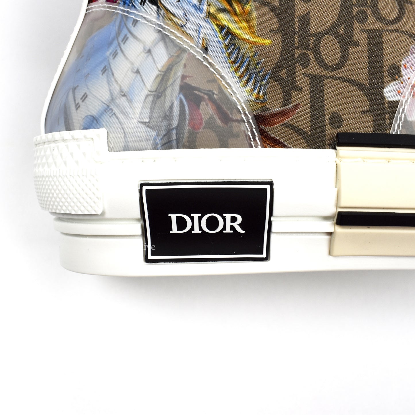 Dior x Sorayama - Dinosaur Print B23 Monogram Sneakers (Brown)