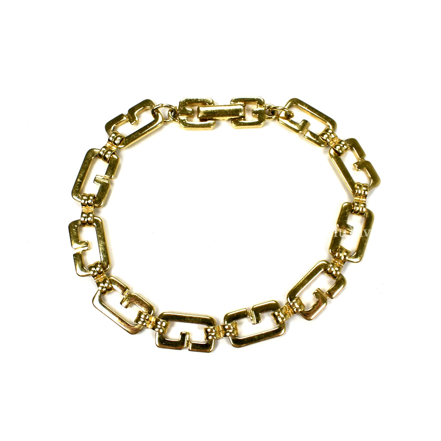 Givenchy - 7.5" Gold GG Logo Chain Bracelet