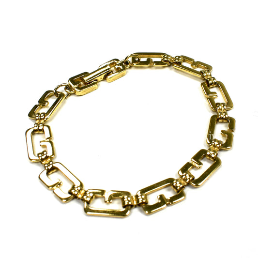 Givenchy - 7.5" Gold GG Logo Chain Bracelet