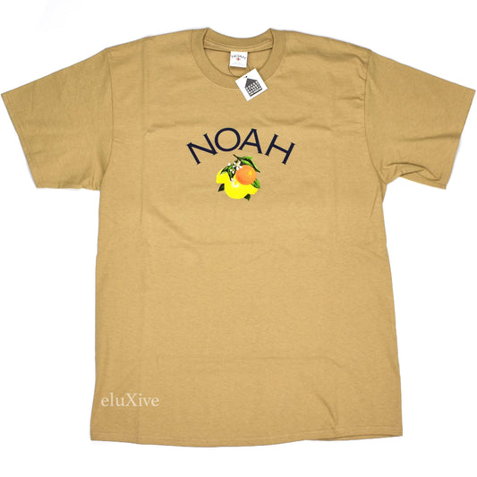 Noah - Citrus Core Logo T-Shirt (Tan)