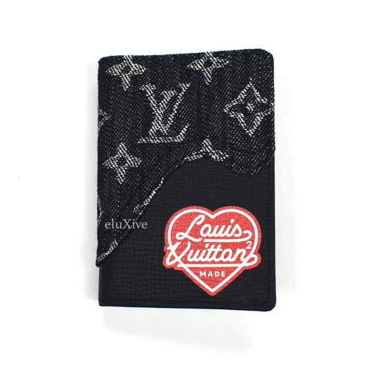 Louis Vuitton x Nigo - Black Denim / Leather Pocket Organizer