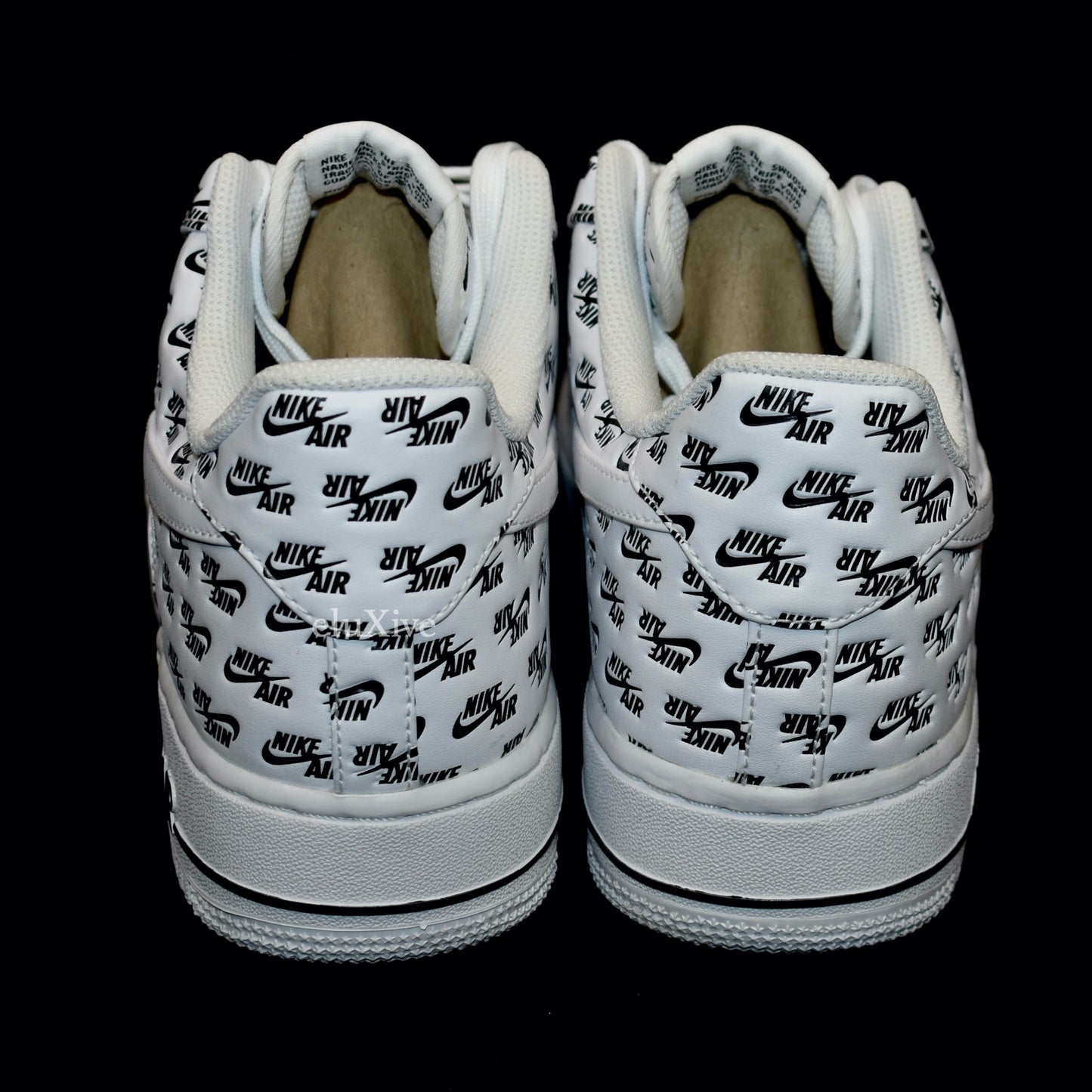 Nike - Air Force 1 '07 QS Allover Logo Print (White)