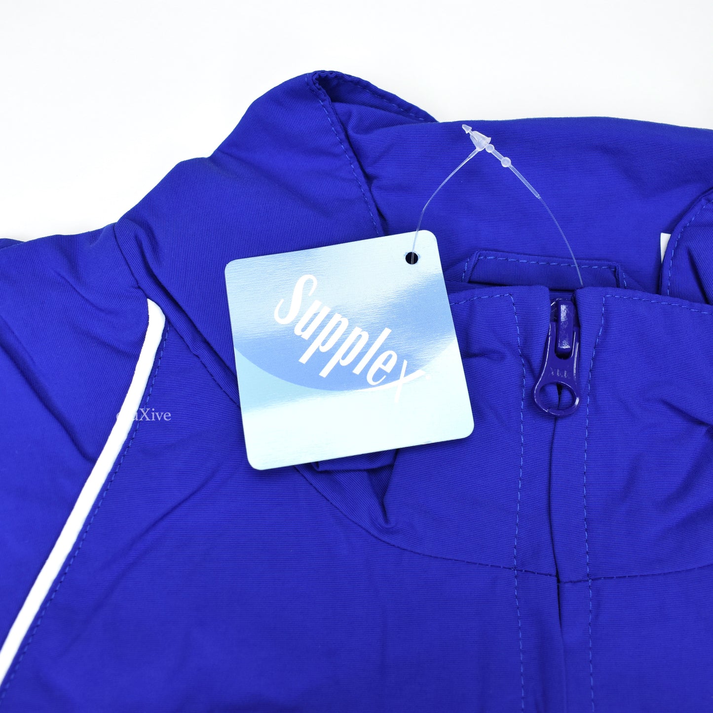 Supreme - Diamond Jacquard Logo Track Jacket (Blue)