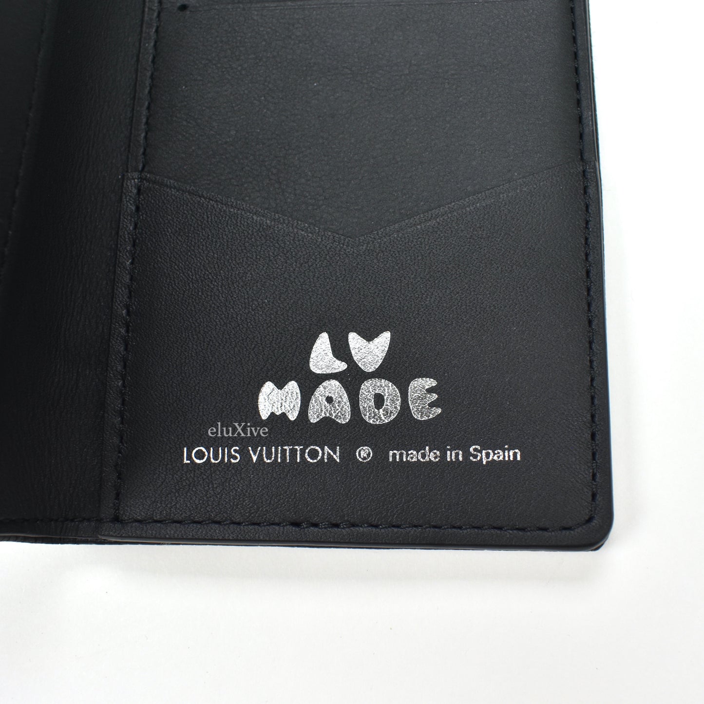 Louis Vuitton x Nigo - Black Denim / Leather Pocket Organizer