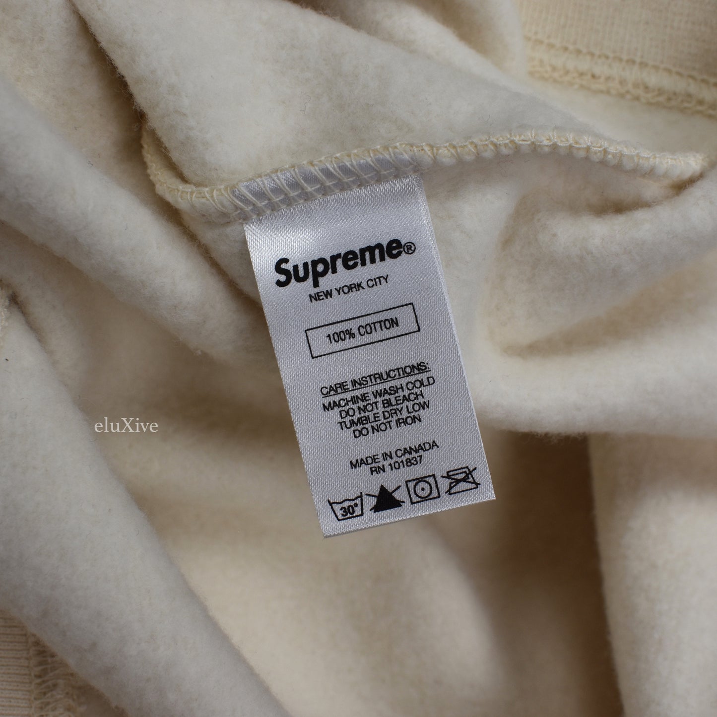 Supreme - Box Logo Formula Crewneck (Natural)