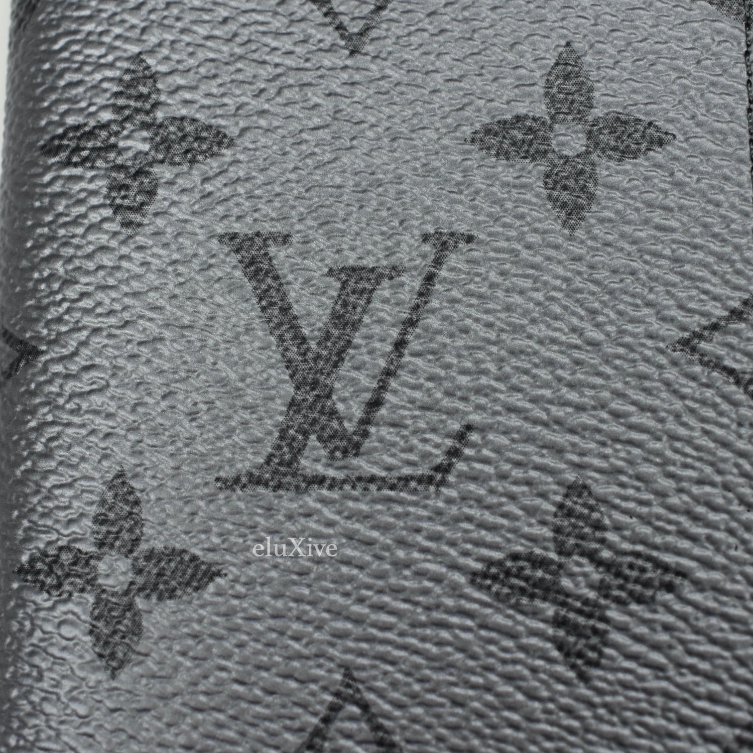 LOUIS VUITTON Pocket Organizer Monogram Canvas Wallet Black/Brown