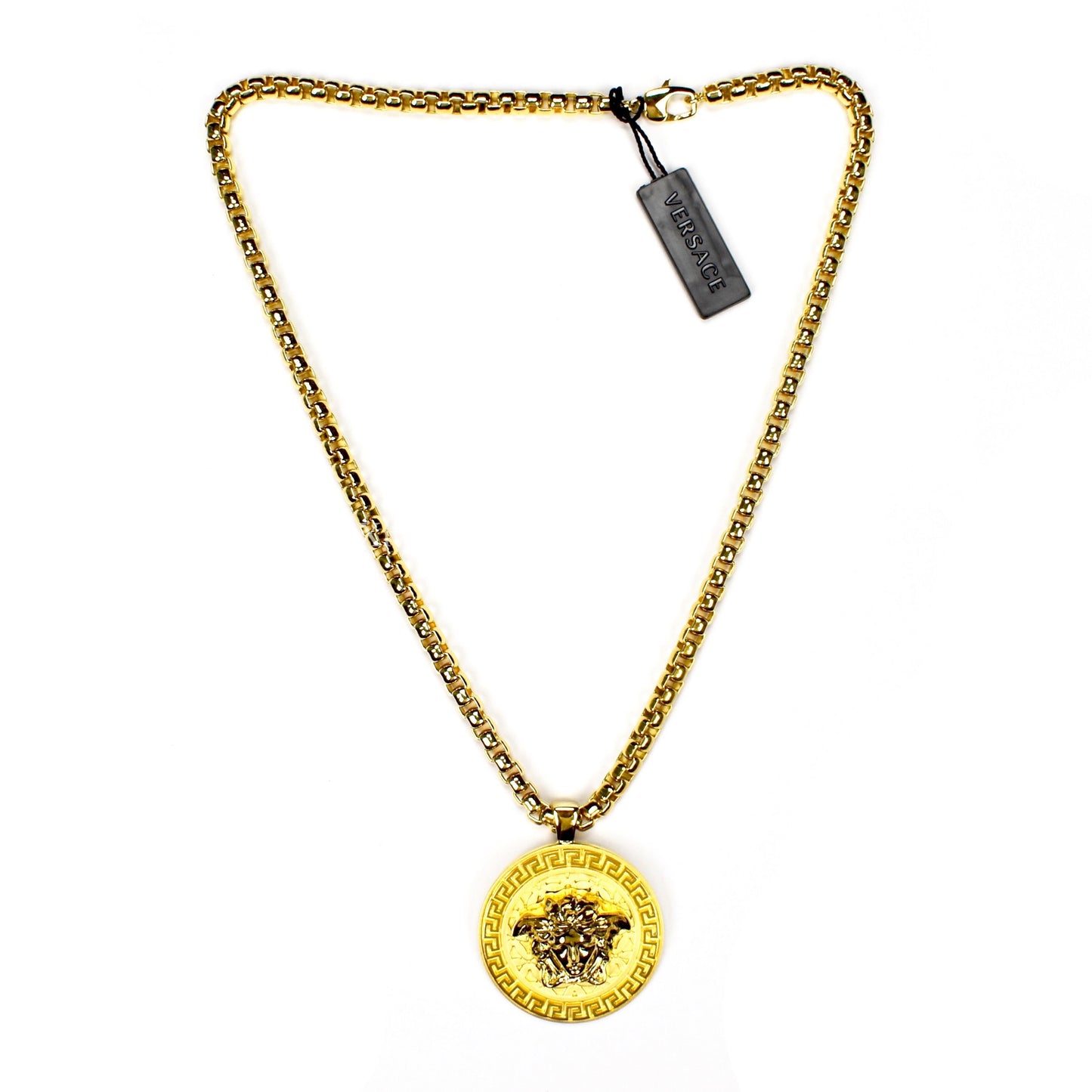 Versace - Large Gold Medusa Logo Chain Necklace