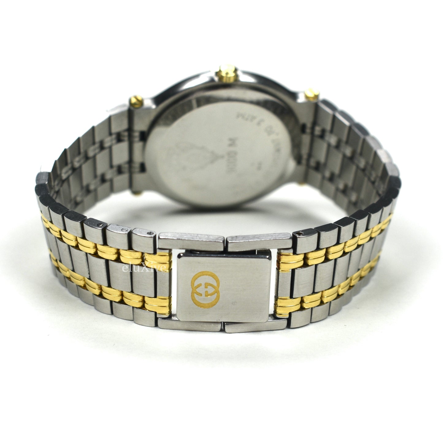 Gucci - 9000M Gold/Steel Graphite Dial Watch