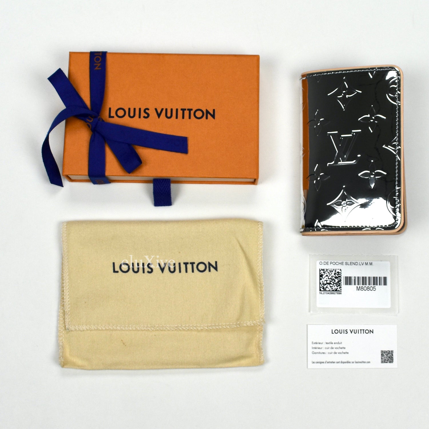 Rare Cheapest LV Louis Vuitton Mirror Slender Pocket Organizer