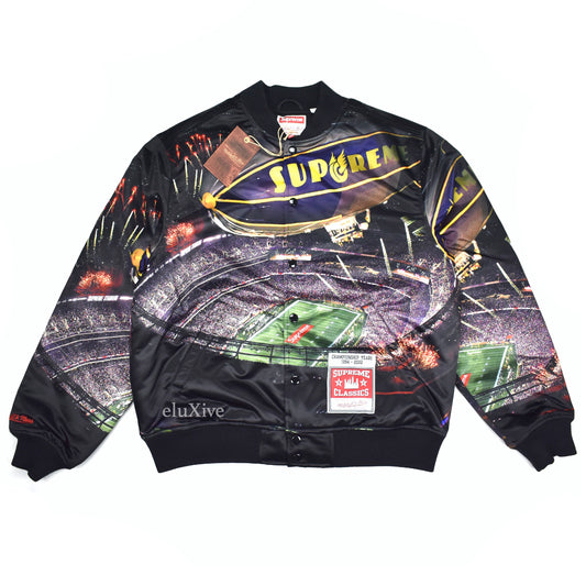 Supreme x Mitchell & Ness - Blimp Logo Stadium Jacket
