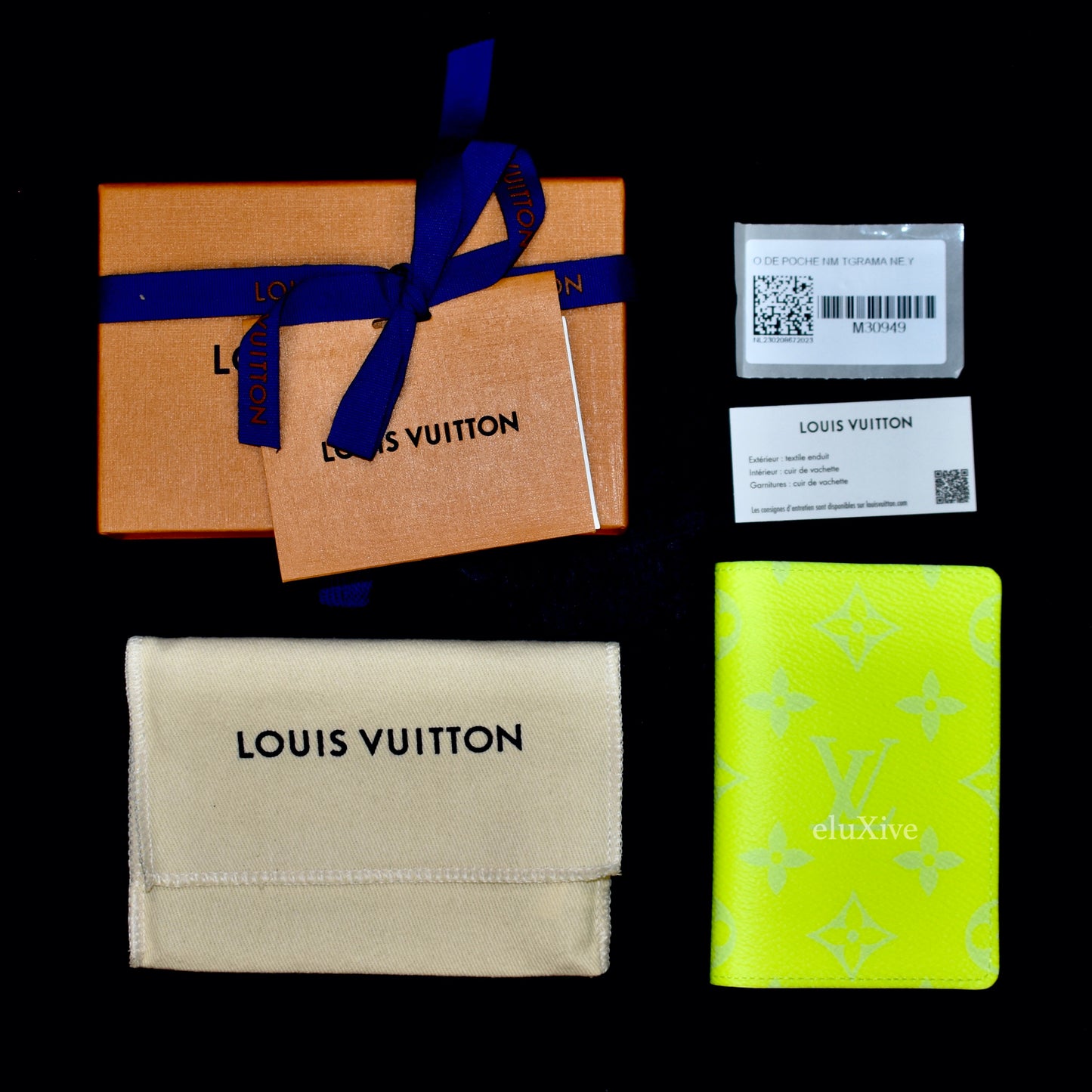 Louis Vuitton - Taigarama Monogram Pocket Organizer (Neon)