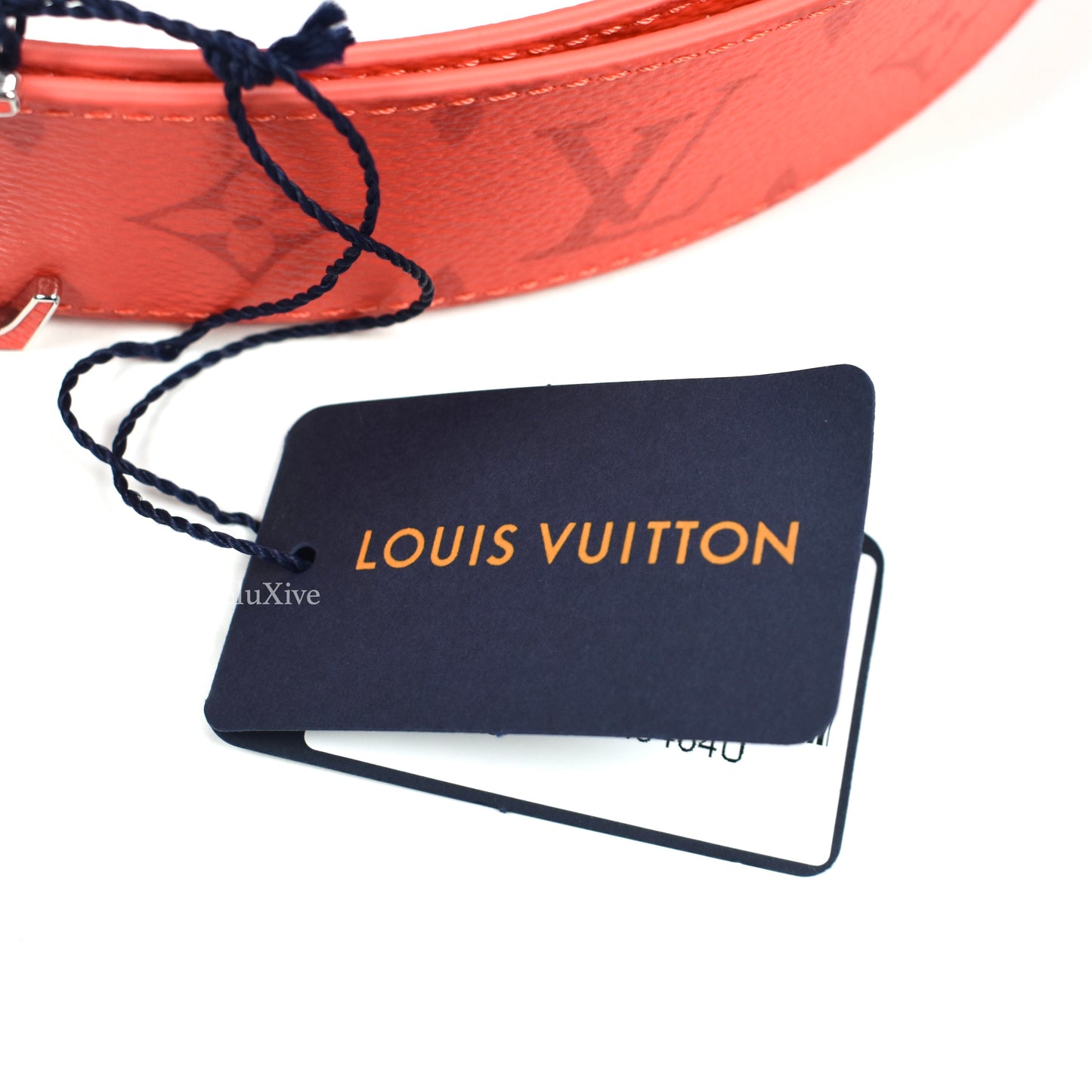 Louis Vuitton Eagle Monogram Pattern Belt In Red - Praise To Heaven