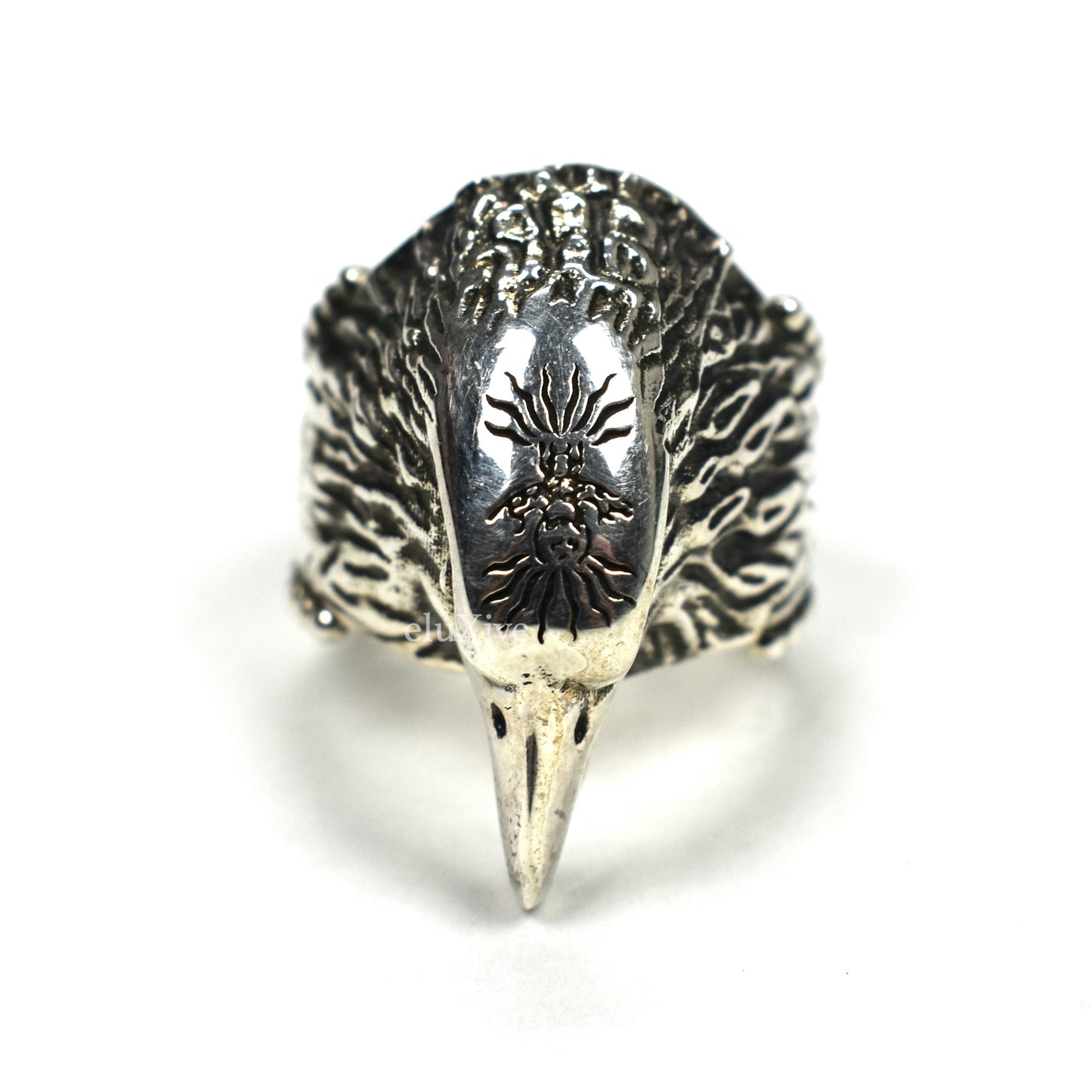 Gucci - Silver Anger Forest Eagle Statement Ring