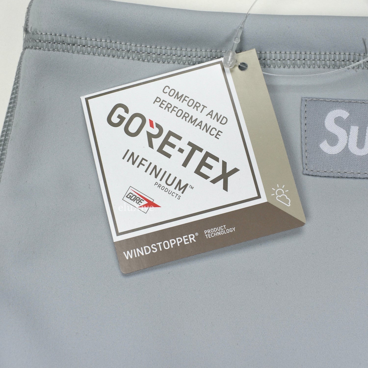 Supreme - Gore-Tex Box Logo Neck Gaiter (Light Gray) – eluXive