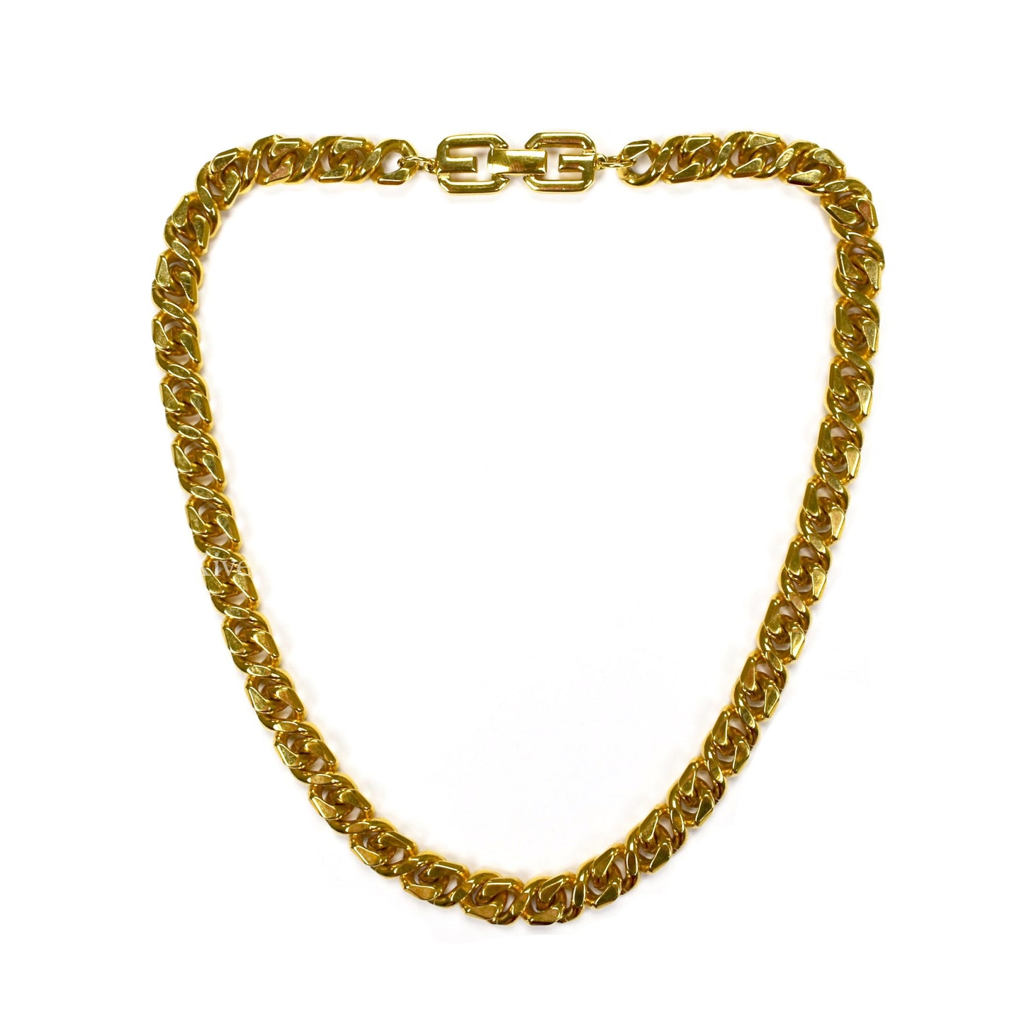 Givenchy - 18.75" Gold Curb Link Chain Necklace