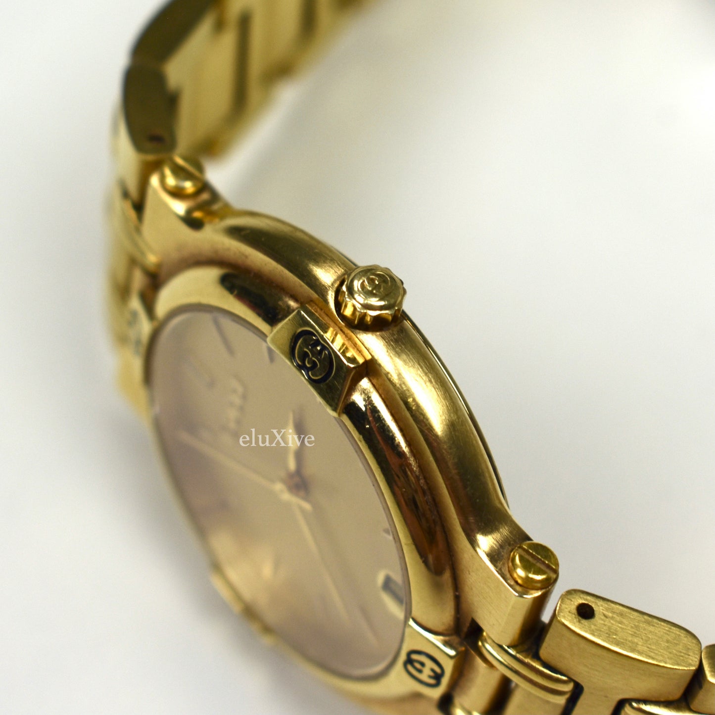 Gucci - 9200M Gold Champagne Dial Watch