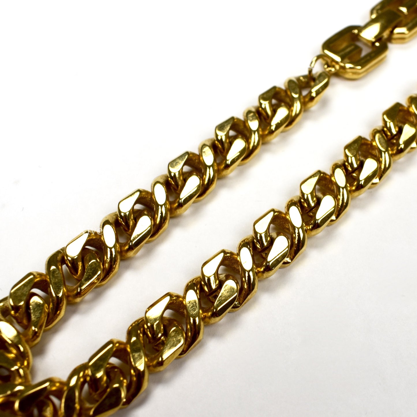 Givenchy - 18.75" Gold Curb Link Chain Necklace