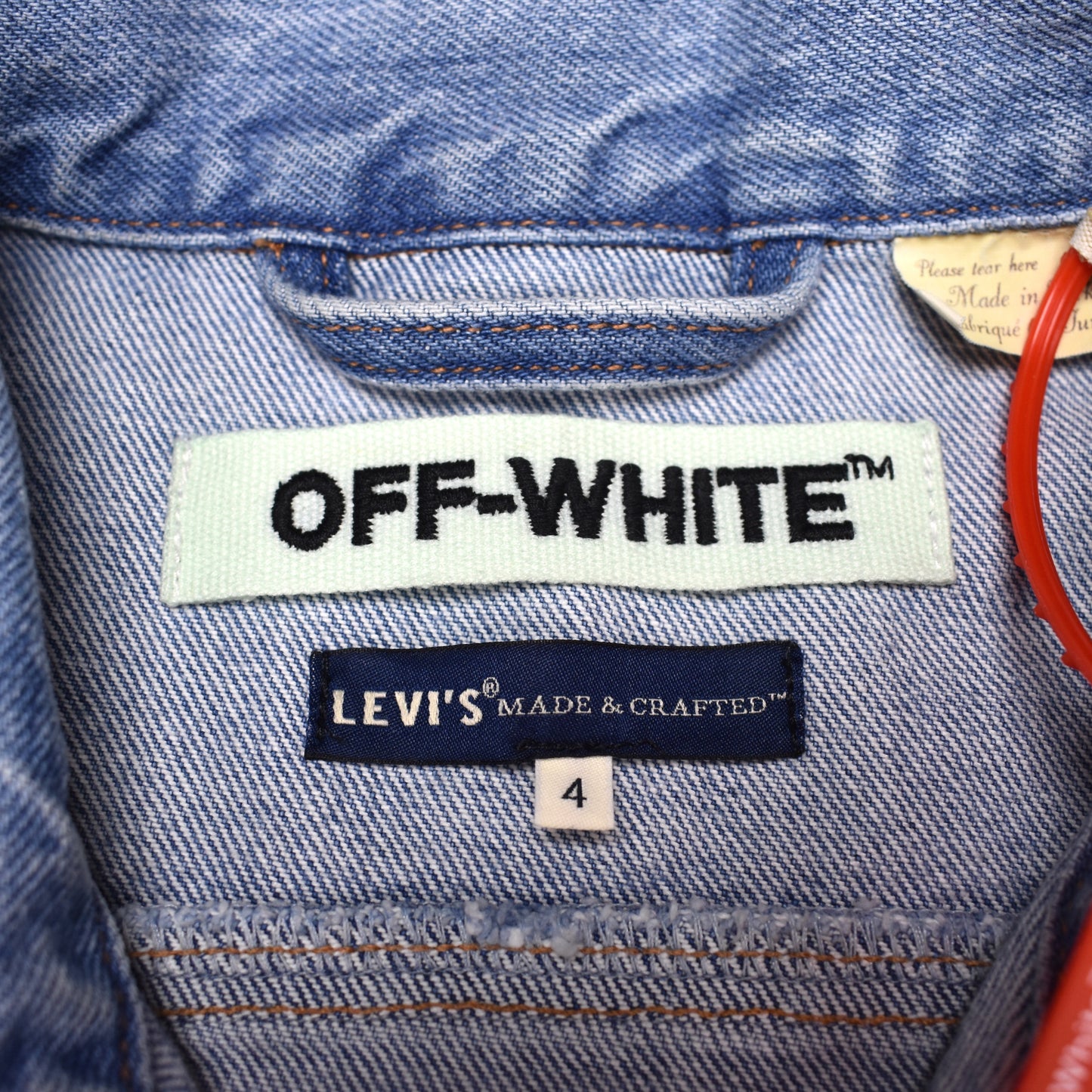 Off-White x Levi's - Paneled Denim Trucker Jacket