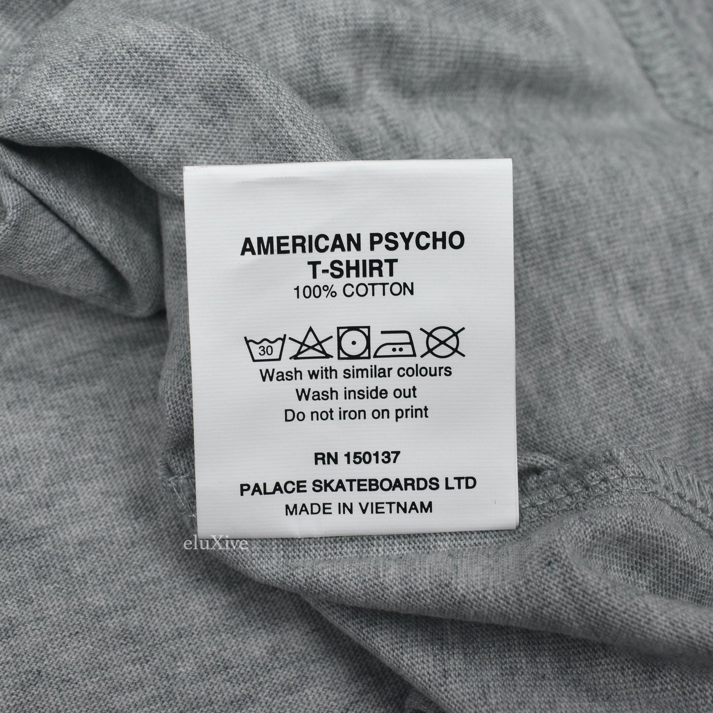Palace - American Psycho Photo Print T-Shirt (Gray)