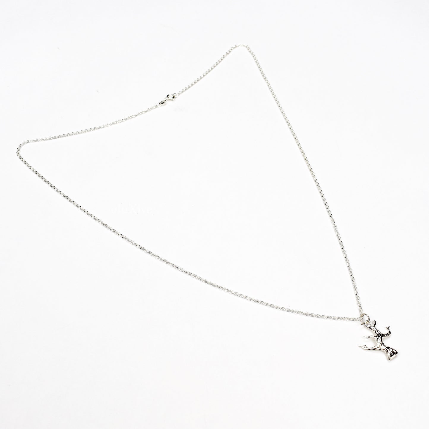 Online Ceramics - Genuine Silver Tree Pendant Necklace
