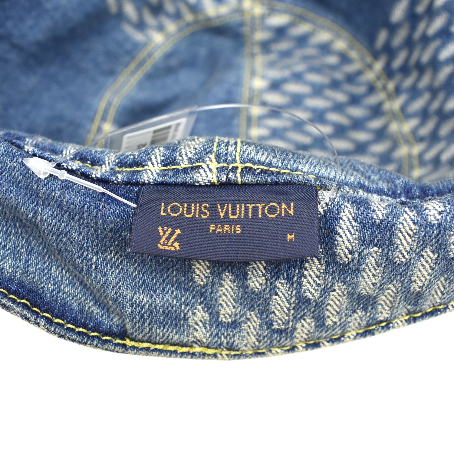 Louis Vuitton x Nigo 2020 Giant Damier Waves MNGM Denim Bucket Hat