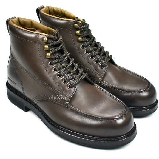 Tom Ford - Dark Brown Leather Cromwell Hiking Boots
