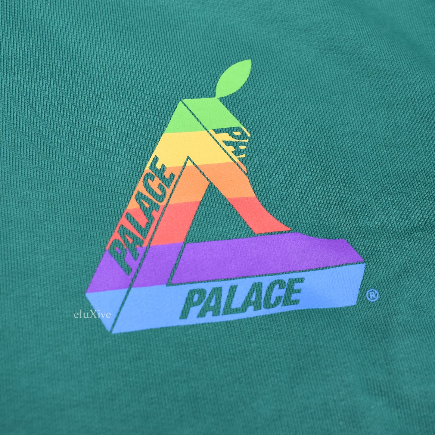 Palace - Jobsworth Apple Logo Hoodie (Green)