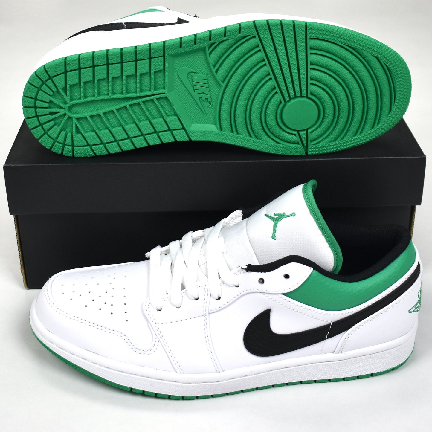 Nike - Air Jordan 1 Low (White/Stadium Green/Black)