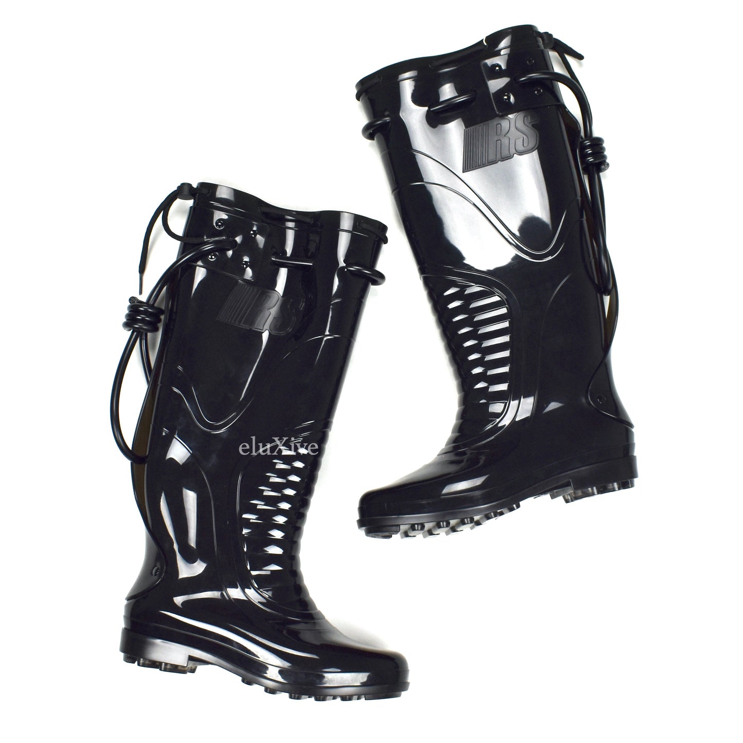 Raf Simons - Black PVC Blade Runner Futuristic Rubber Boots