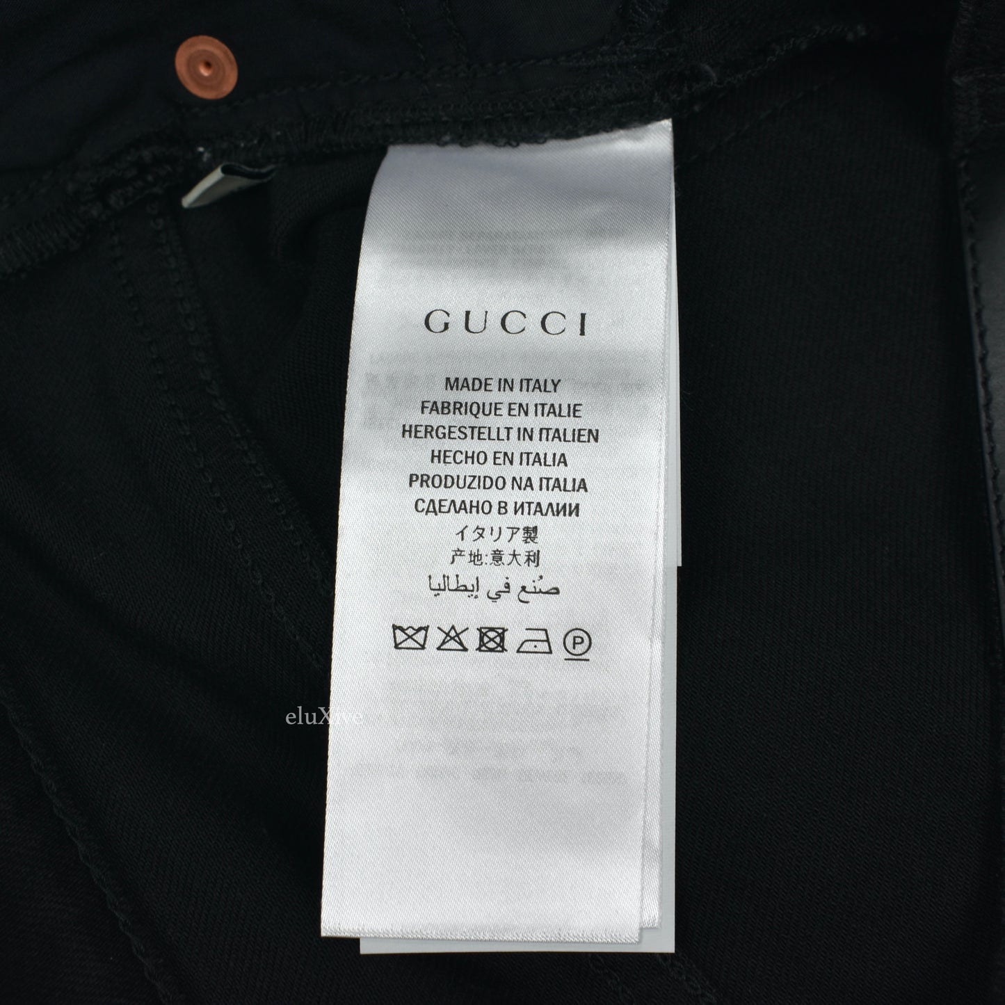 Gucci - Black Slim Fit Denim Jeans