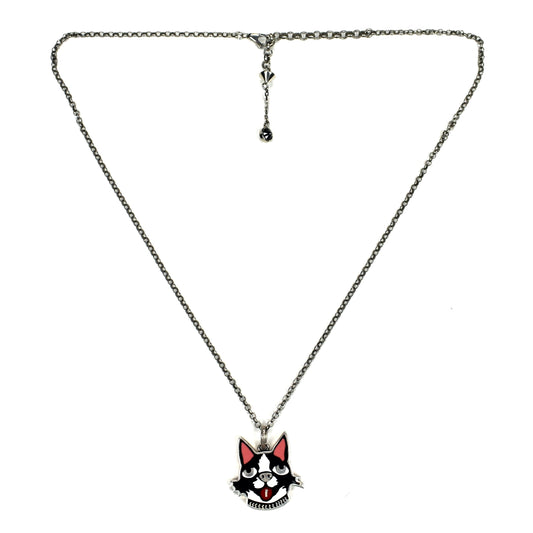 Gucci - Silver Bosco & Orso Dog Pendant Chain Necklace