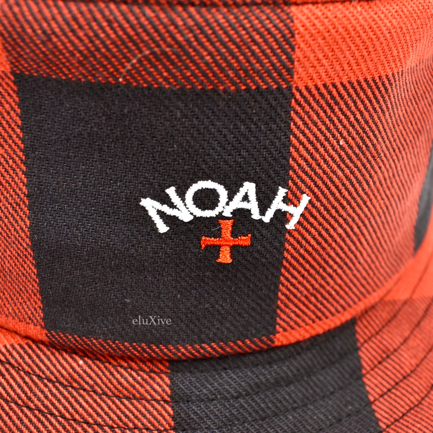 Noah - Red Buffalo Plaid Core Logo Bucket Hat