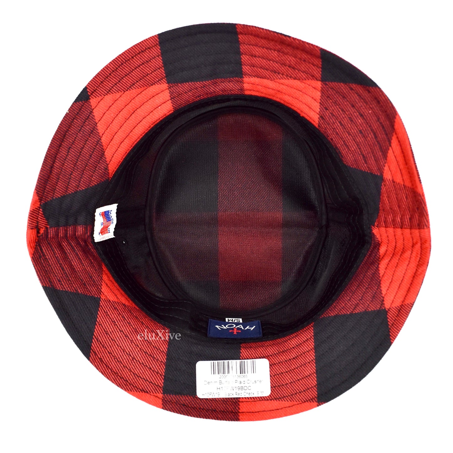 Noah - Red Buffalo Plaid Core Logo Bucket Hat